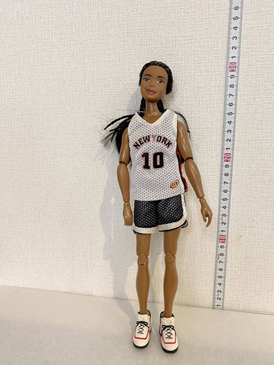 A118 ナキア　Nakia バスケットボールアドベンチャー ニューヨーク Get Real Girl-Nakias 10 フープアクションドール 1999年 ジャンク品_画像6