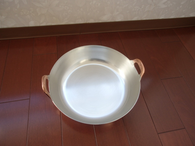 即落札 特価 新品 銅製 天ぷら鍋 規格30㎝ カスあげ 調理箸 半月 即落札 特価 新品 銅製 天ぷら鍋 規格30㎝ カスあげ 調理箸 半月