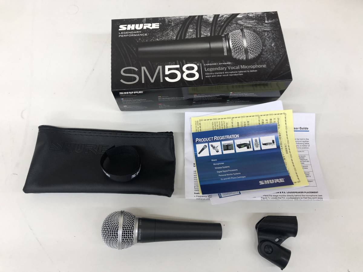 （新品）SHURE SM58 ダイナミック型マイクロホン マイクロフォン シュア_画像1