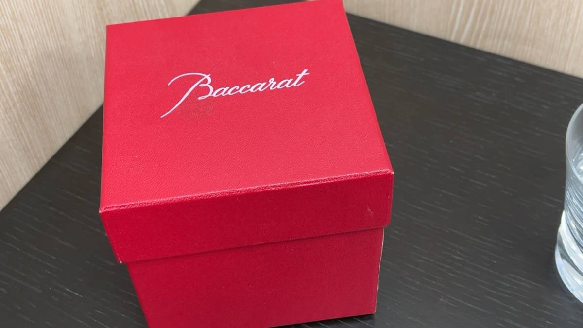 3888 Baccarat バカラ ベガ ロックグラス グラス タンブラー NTP　未使用 箱付き 高さ約8.8cm×口径約9.4cm_画像10