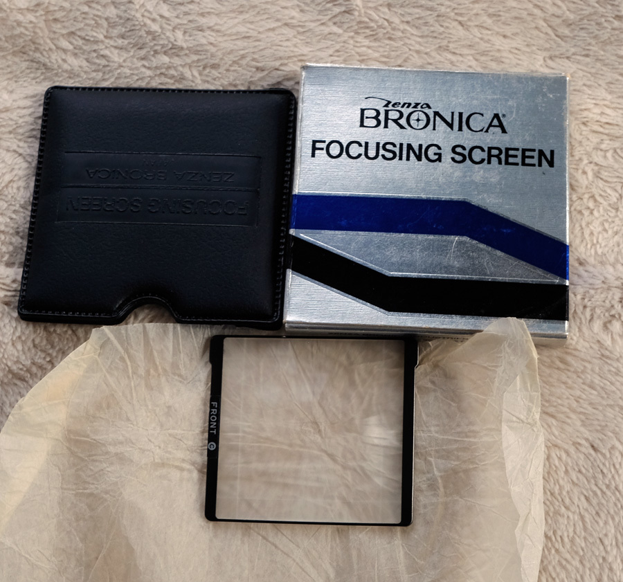 ♪♪ブロニカ　Bronica　EC用フォーカシングスクリーン　タイプＣ美品♪♪_画像1