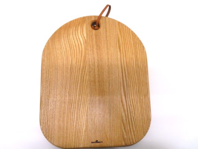 [l004] 未使用 東京クリエイト TOKYO CREATE 木 カッティングボード まな板 天然木 箱付き おしゃれ 木製_画像4