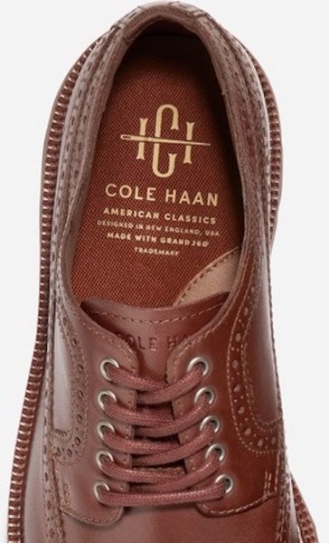 Cole Haan 26.5cm アメリカンクラシックス ビジネス ウイングチップウッドバリー ブラウン ブーツ レザー スニーカー スーツ XXX187_画像9