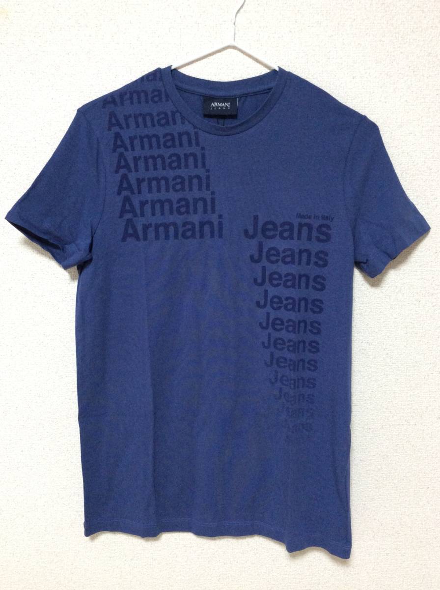 ◆イタリア製◆ 新品未使用・即決即発・送料無料 ARMANI JRANS アルマーニ ジーンズ メンズ Tシャツ