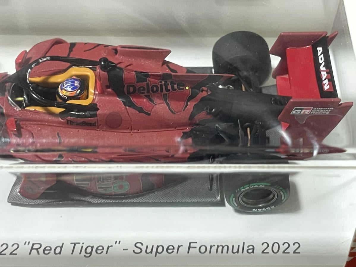 【新品】1/43 SPARK スパーク SF19 Next50 テスト2022［レッドタイガー・ホワイトタイガー］スーパーフォーミュラ 2022 TGR HRC 赤虎 白虎_画像6