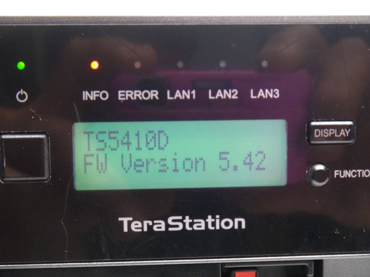 バッファロー BUFFALO TeraStation TS5410DNシリーズ (HDD 1TB×4台) 合計4TB 動作品_画像4