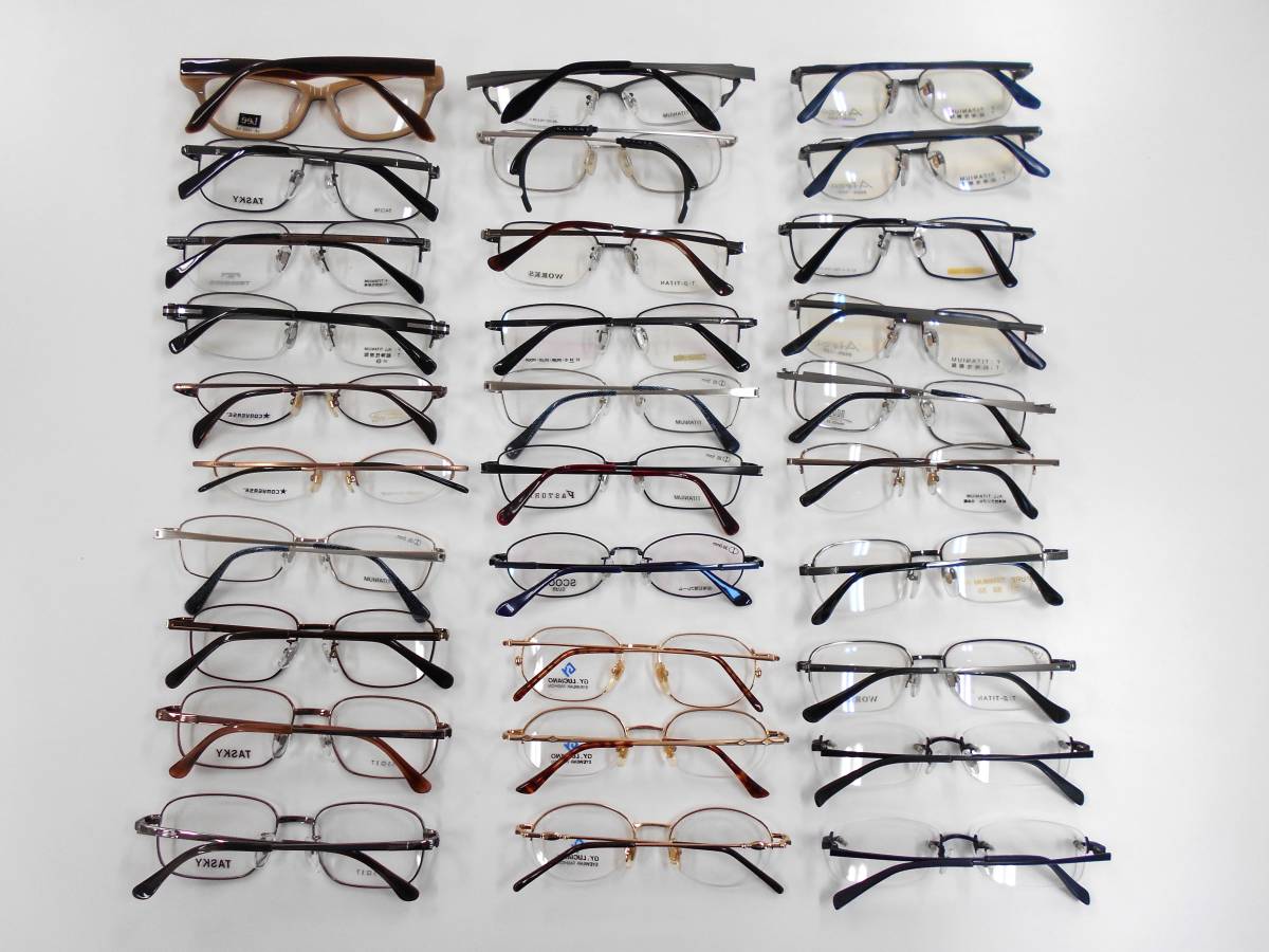 眼鏡◆メガネ　まとめて30本 ◆展示品　未使用　男性用①_画像2
