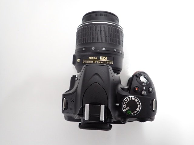 Nikon D3200 ダブルズームキット ニコン デジタル一眼レフカメラ カメラバッグ/説明書付 ショット数:580枚 ∬ 6C4EC-1_画像4