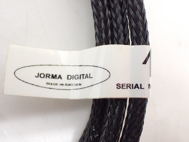 【ケース付き】 JORMA DESIGN ヨルマデザイン JORMA DIGITAL プラグ WBT-0110 Ag 約1.5m ハイエンドRCAケーブル ¶ 6C78F-14_画像5