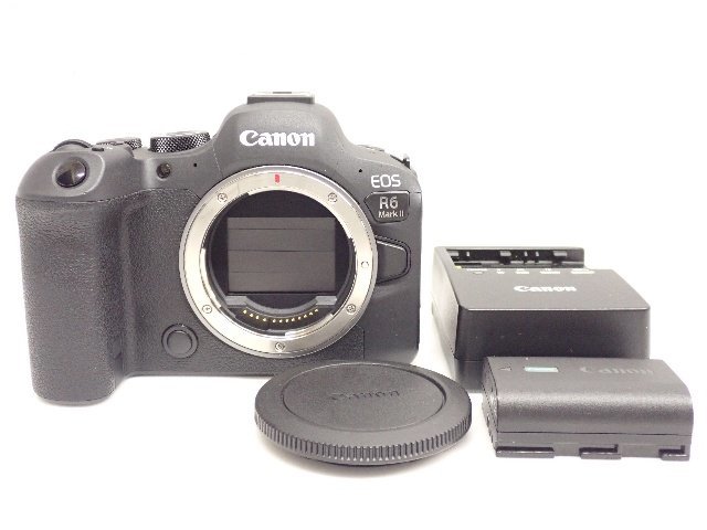Canon キヤノン フルサイズミラーレス一眼レフカメラ EOS R6 MarkII ボディ バッテリー/充電器/説明書付き ★ 6CB41-1_画像1