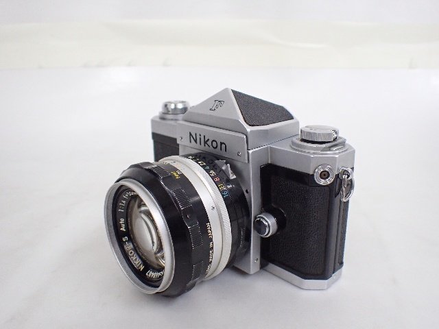 Nikon ニコン F フィルム一眼レフカメラ ボディ NIKKOR F2.5 105mm/NIKKOR F3.5 28mm/NIKKOR-S Auto F1.4 50mm レンズ ∴ 6C771-3_画像3