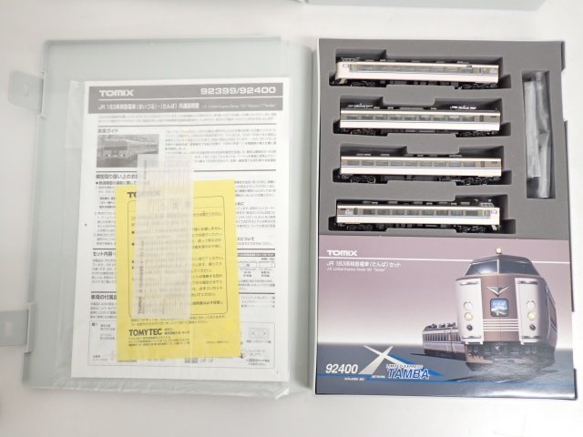 【未使用開封品】TOMIX 92399 JR西日本183系特急電車 「まいづる」 3両 + 92400 JR西日本 183系特急電車「たんば」4両 セット ◆ 6CAB0-44_画像3