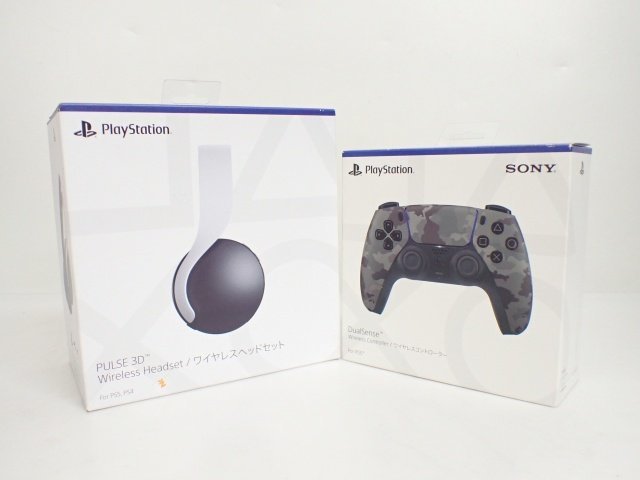 【未使用品】SONY/ソニー PS5用コントローラーDualSense Edge CFI-ZCT1J06 /ヘッドセット PULSE 3D CFI-ZWH1J セット ◆ 6C433-12_画像1