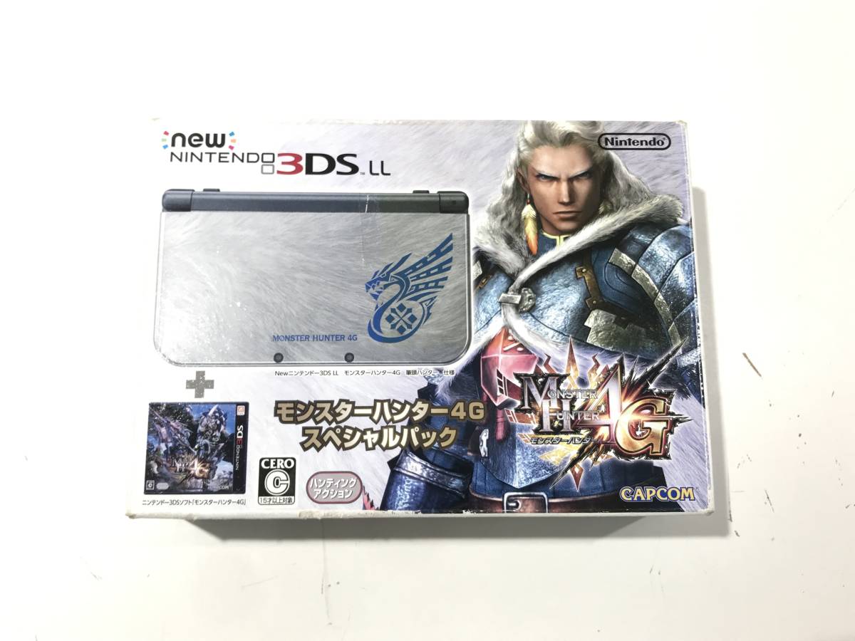 1円スタート 品 new Nintendo 3DS LL 本体 モンスターハンター4G