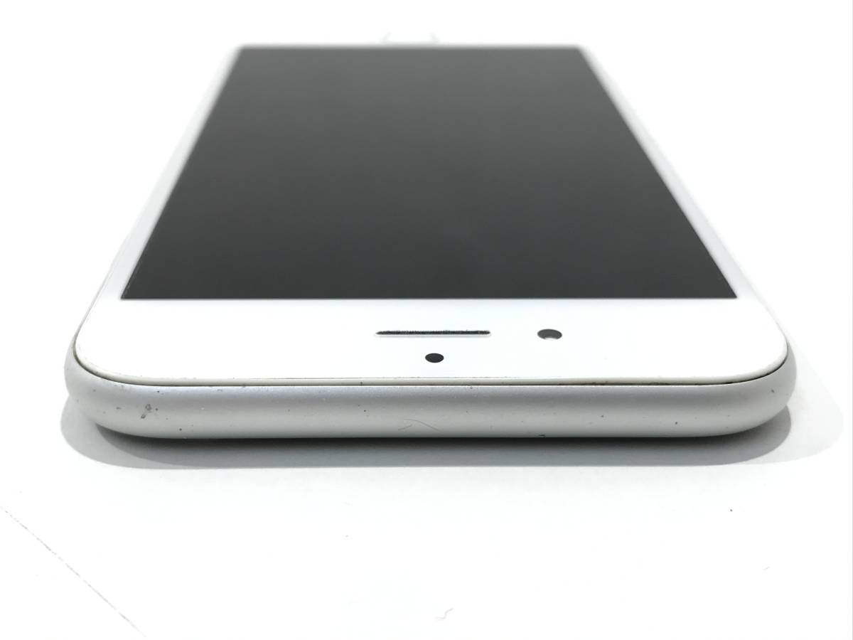 1円スタート ジャンク品 Apple iPhone6 64GB NG4H2J/A docomo A1586 ホワイト 〇判定 iOS12.5.7 本体のみ アイフォン バッテリー100%_画像3