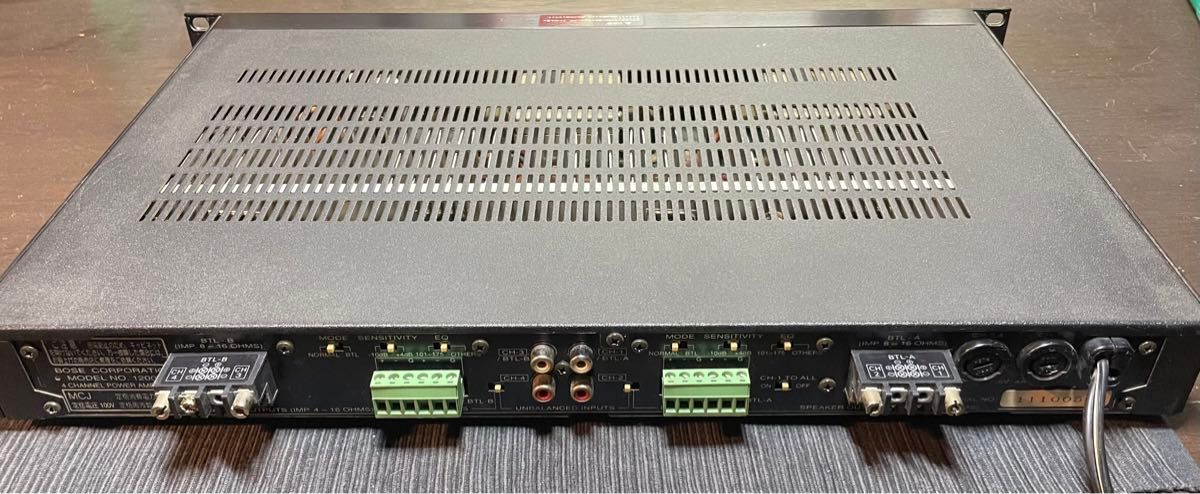 BOSE パワーアンプ 1200VI ボーズ【修理済み 音出し確認済み BOSE パワーアンプ 1200VI ボーズ【修理済み 音出し確認済み