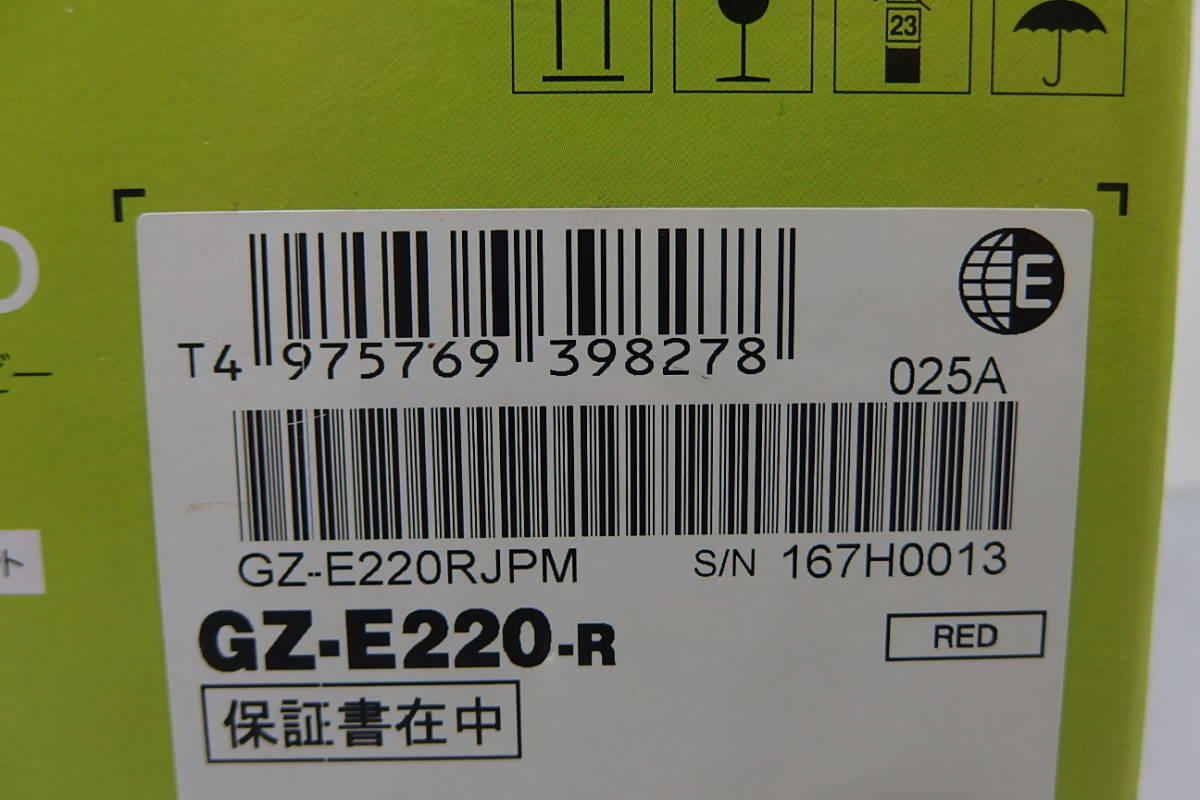 ◆未使用 JVC(ビクター) 光学40倍 8GB+SD フルHDハイビジョンメモリームービー GZ-E220 R ビデオカメラ アクティブモード搭載手ブレ補正_画像3