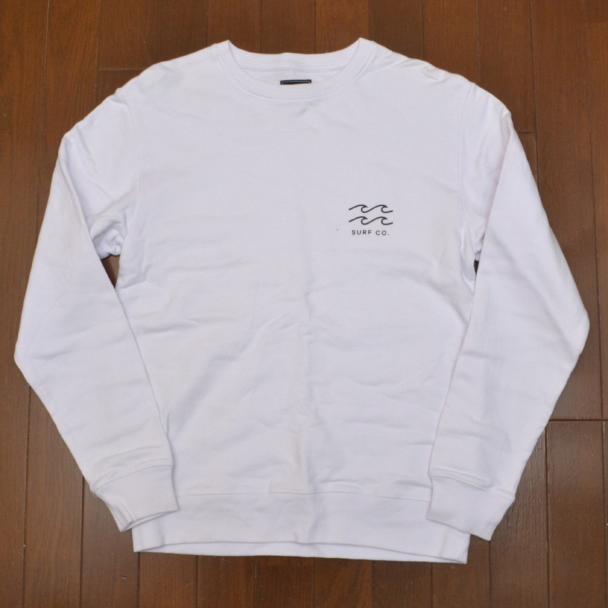 BILLABONG ビラボン US/CLEAN LOGO トレーナー スウェットシャツ バックプリント Mサイズ メンズ トップス 長袖 BB011-001 M727505_画像1