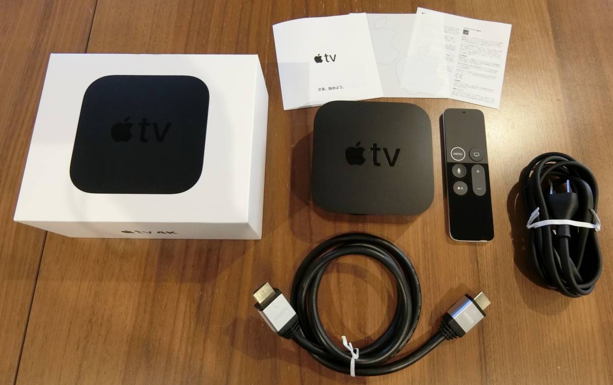 Apple TV 4K 32GB MQD22J/A (4K用HDMIケーブル 1m付き）_画像1