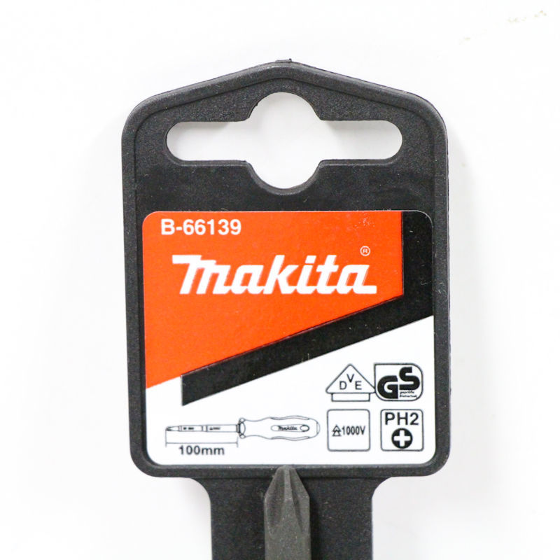  Makita (Makita) 1000v isolation Driver +2×100mm #2 plus screwdriver PH2 vde height voltage Driver B-66139