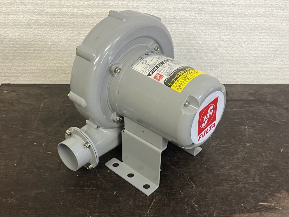 【 未使用 】 FULTA BLOWER フルタ　ブロワー BP50-0431 200Ｖ 低圧電動ブロワー モーター焼損防止装置P内蔵 元箱 説明書付_画像5