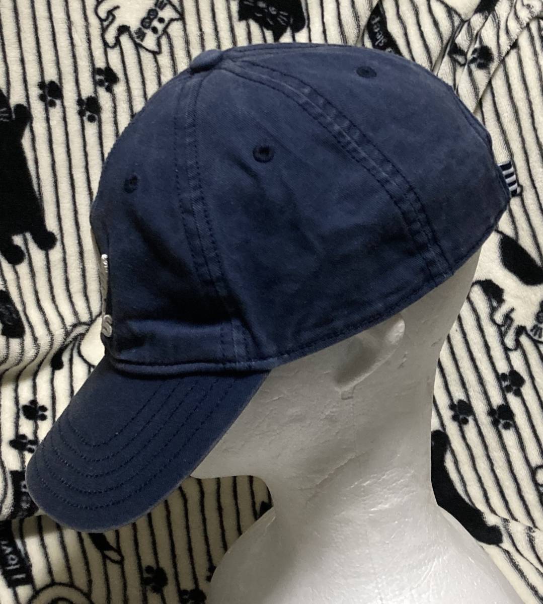 [訳あり]お手軽キャップ【adidas／アディダス】紺色スナップバック帽子CAP/フリーサイズ(57-60cm)男女OKユニセックス仕様_画像2