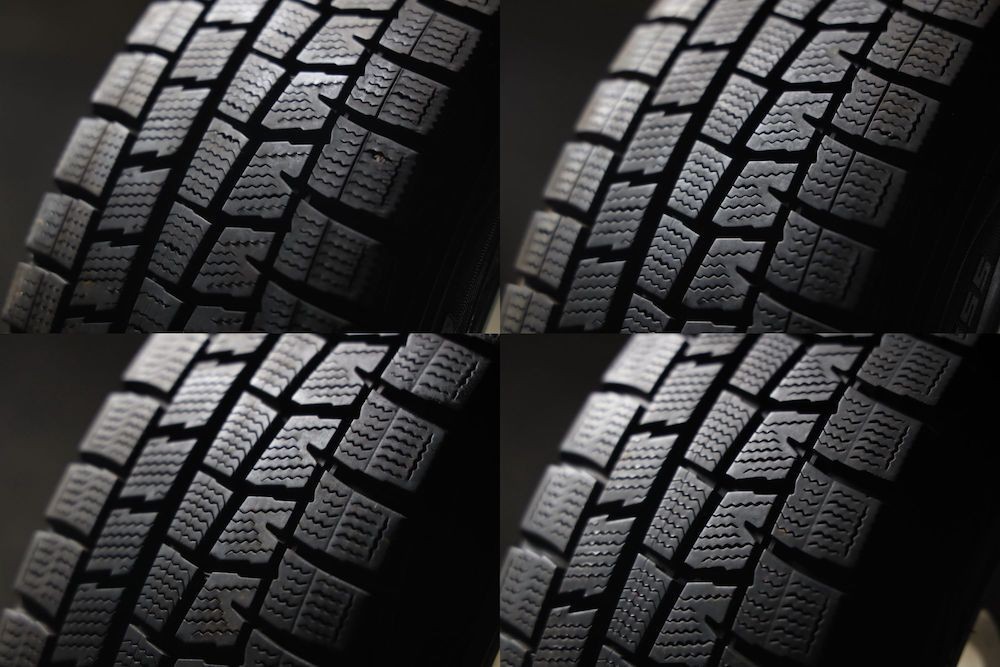 ★バリ山 175/65R15 国産DUNLOP 2019年製 スタッドレス iQアクアアクシオフィールダースペイドポルテヴィッツフィットキューブスイフト等_画像6