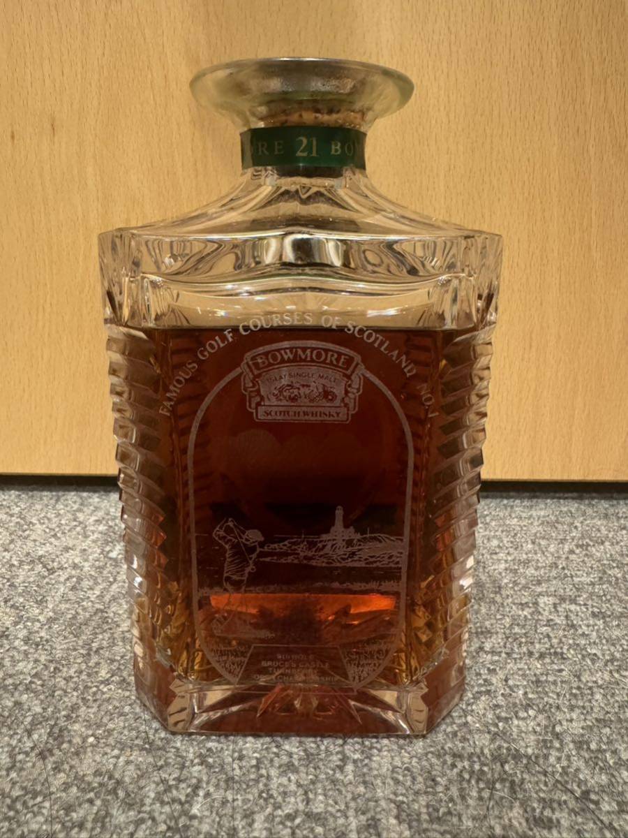 Bowmore 21years The Golf Decanter Turnberry 50%_画像1