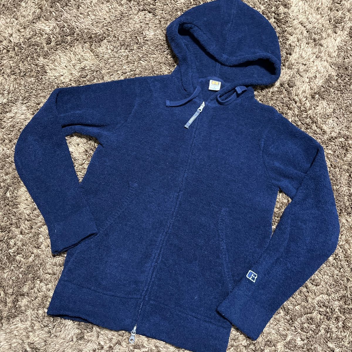  regular goods RUSSELL ATHLETIC boa Parker ships double name Ships Parker Zip up navy Zip Parker style Surf 