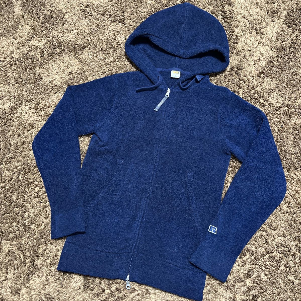  regular goods RUSSELL ATHLETIC boa Parker ships double name Ships Parker Zip up navy Zip Parker style Surf 