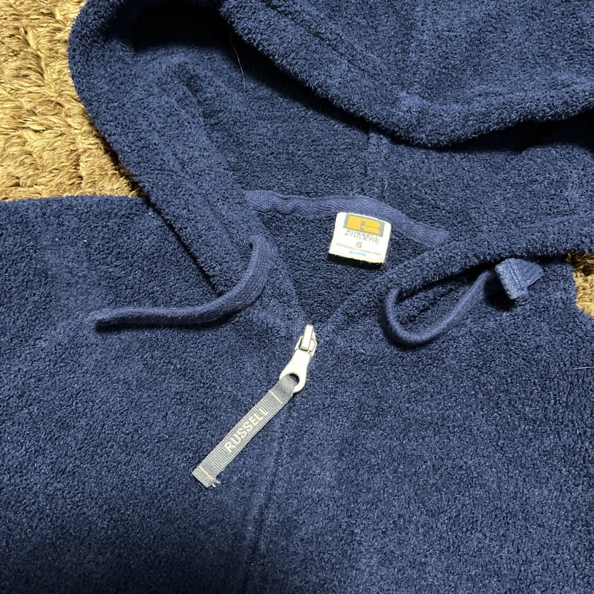  regular goods RUSSELL ATHLETIC boa Parker ships double name Ships Parker Zip up navy Zip Parker style Surf 