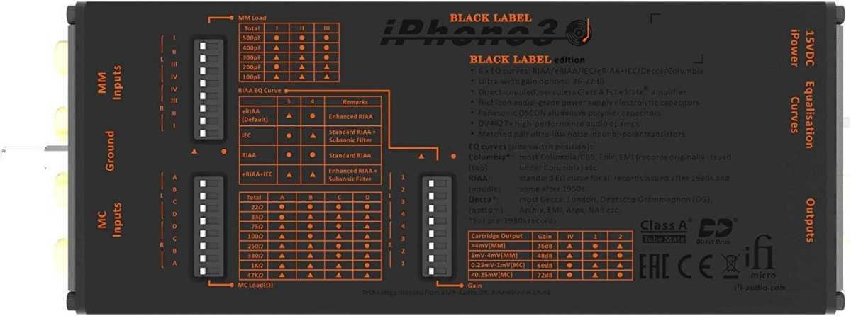 アイファイ・オーディオ MC/MMフォノイコライザーiFI-Audio micro iPhono3-BL_画像7