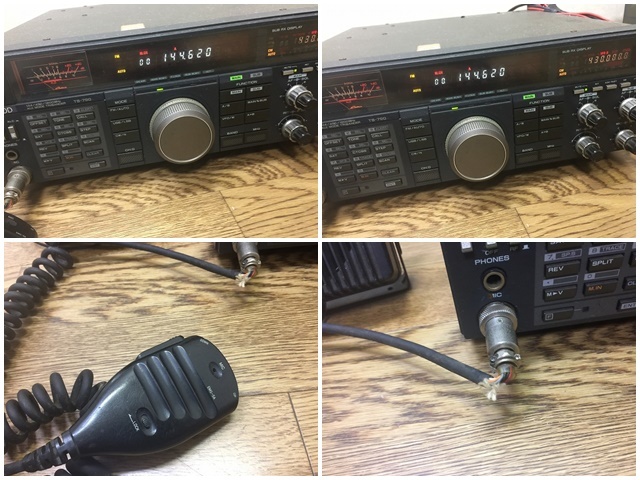 sy312y KENWOOD ケンウッド TS-790S 144/430/1200MHz ALL MODE TRIBANDER 無線機 マイク（ALINCO EMS-5A）・スピーカー（TESS）付 現状品_画像2