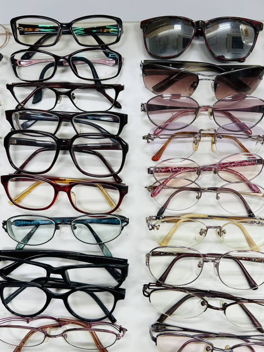 眼鏡 大量 まとめて ブランド メガネ サングラス 度入り眼鏡 伊達 メガネフレーム ジャンク 112 5j-11-2_画像5