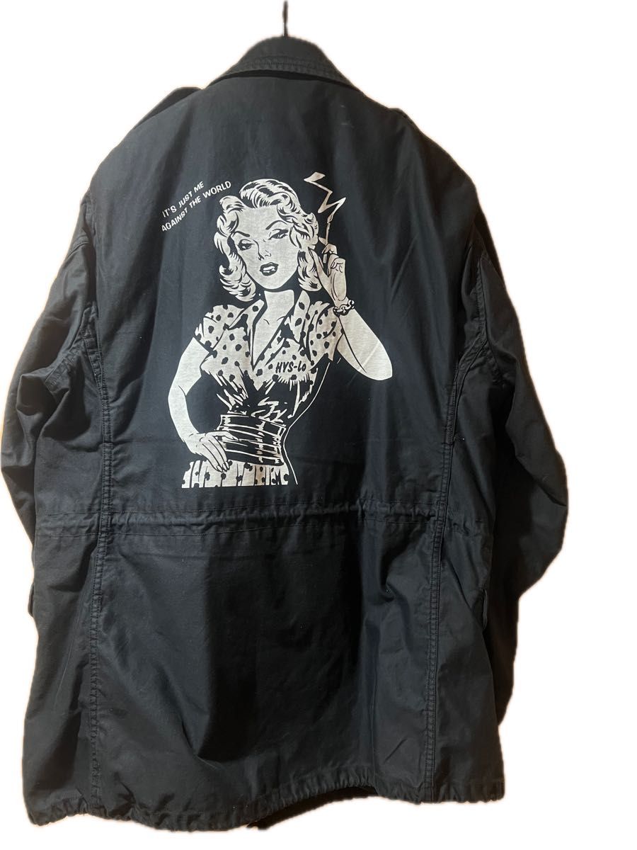 HYSTERIC GLAMOUR】 AGAINST THE WORLD M65 フィールド HYSTERIC GLAMOUR】 AGAINST THE WORLD M65 フィールド
