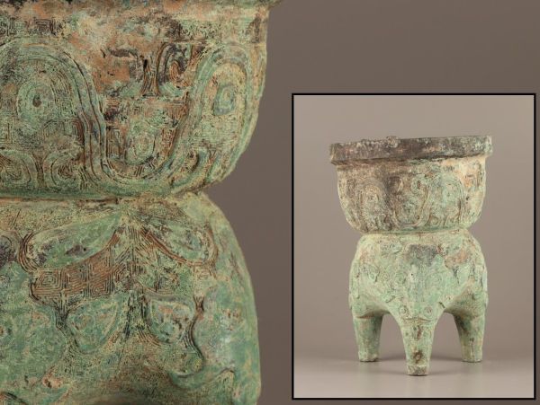 中国古玩 唐物 青銅器 発掘 時代物 極上品 初だし品 C3612