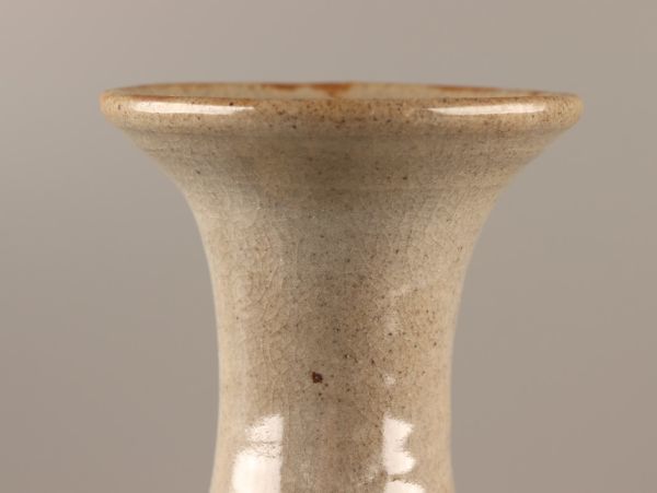 古美術 朝鮮古陶磁器 李朝 白磁 刷毛目 花瓶 時代物 極上品 初だし品 C3574_画像6