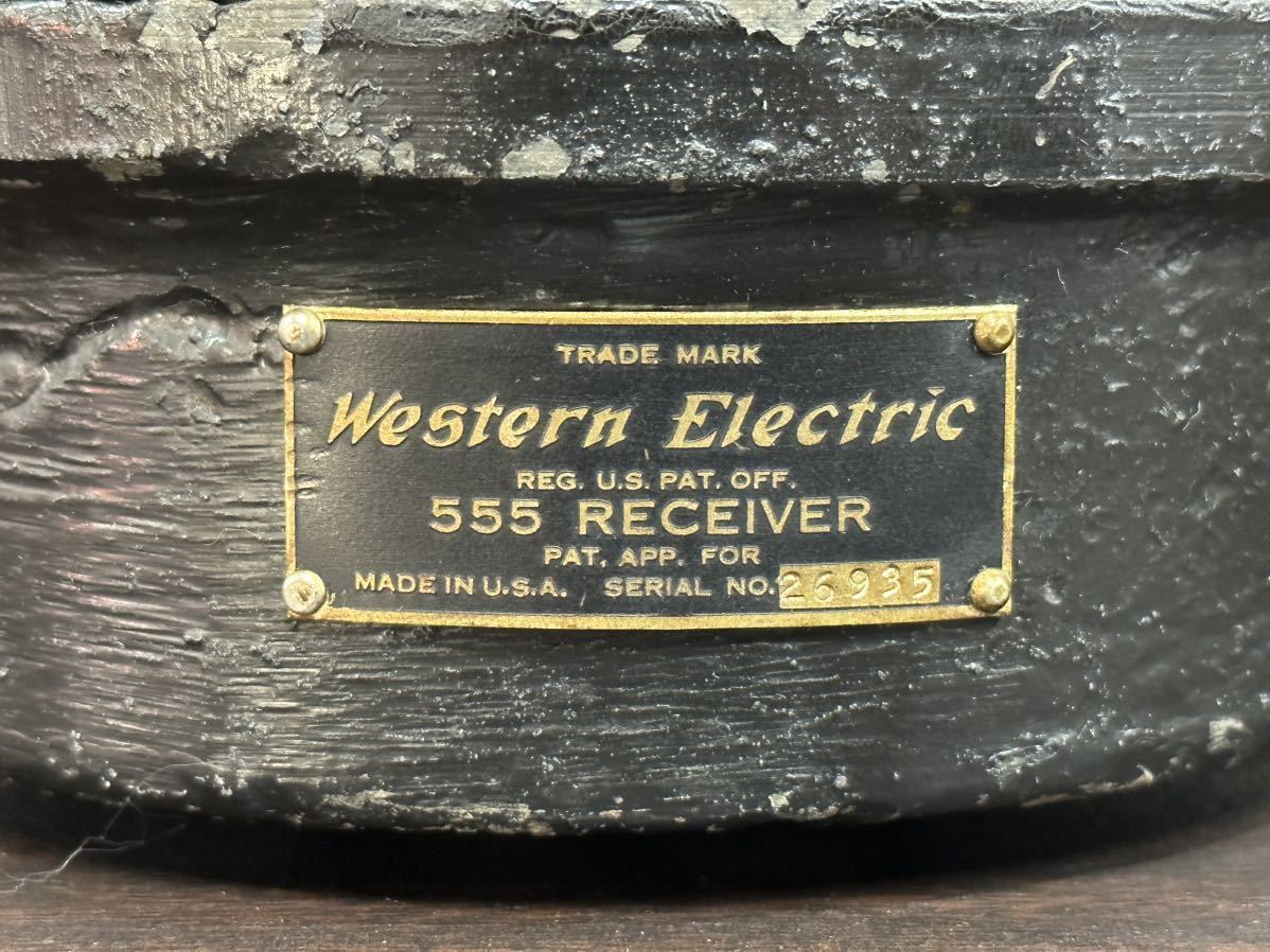 希少 Western Electric ウエスタンエレクトリック 555 RECEIVER ドライバー コレクター放出品 動作未確認 現状品　_画像2