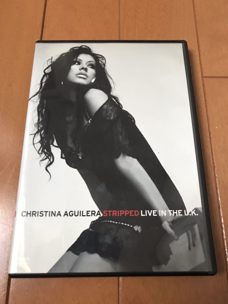 希少! christina aguilera☆stripped live in the uk☆DVD☆国内盤☆人気！貴重！レア！ジャンク！_画像1