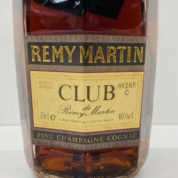 W612-Z9-292 【未開栓】REMY MARTIN レミーマルタン CLUB DE RemyMartin クラブ ド レミーマルタン コニャック ブランデー 40% 700ml 酒 ④_画像5