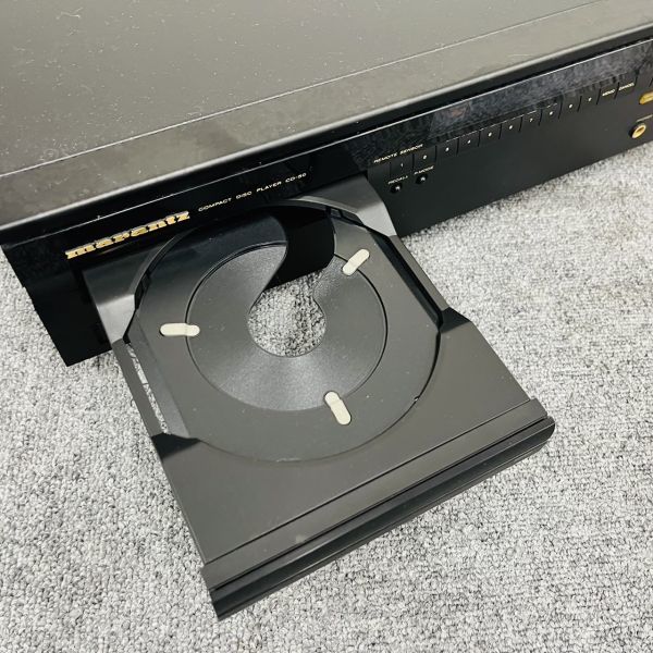 W235-Z14-3 MARANTZ マランツ COMPACT DISC PLAYER コンパクトディスクプレーヤー CD-50 本体 通電確認済 ブラック 電源コード付き 音楽 ②_画像9