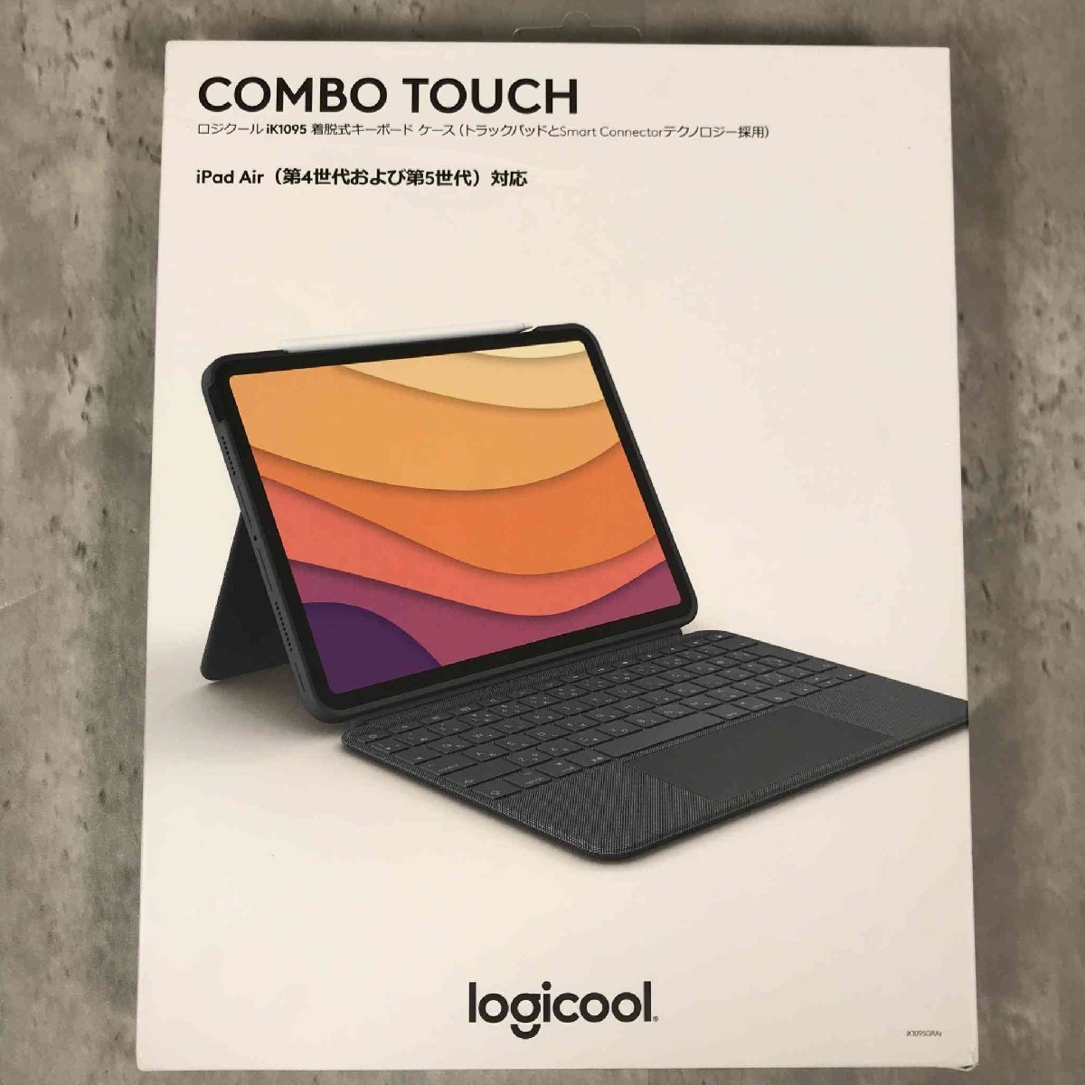 Logicool ロジクール iK1095GRAr Combo Touch 着脱式キーボード ケース iPad Air(第4世代および第5世代)対応 + おまけケース#3【送料無料】_画像8