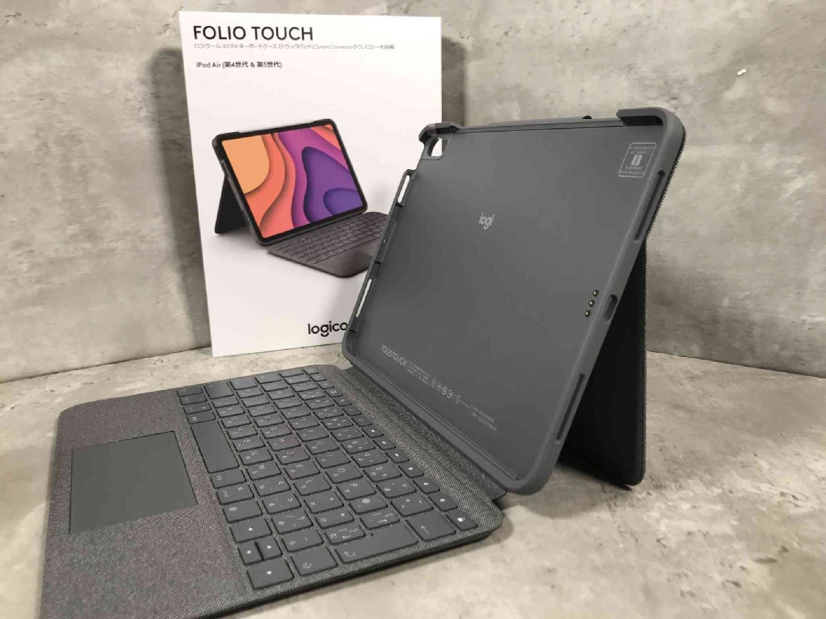 【新品未使用】ロジクール iPad Air 第4世代&第5世代 対応 FOLIO TOUCH ik1094BKAr ＃1【送料無料】_画像5