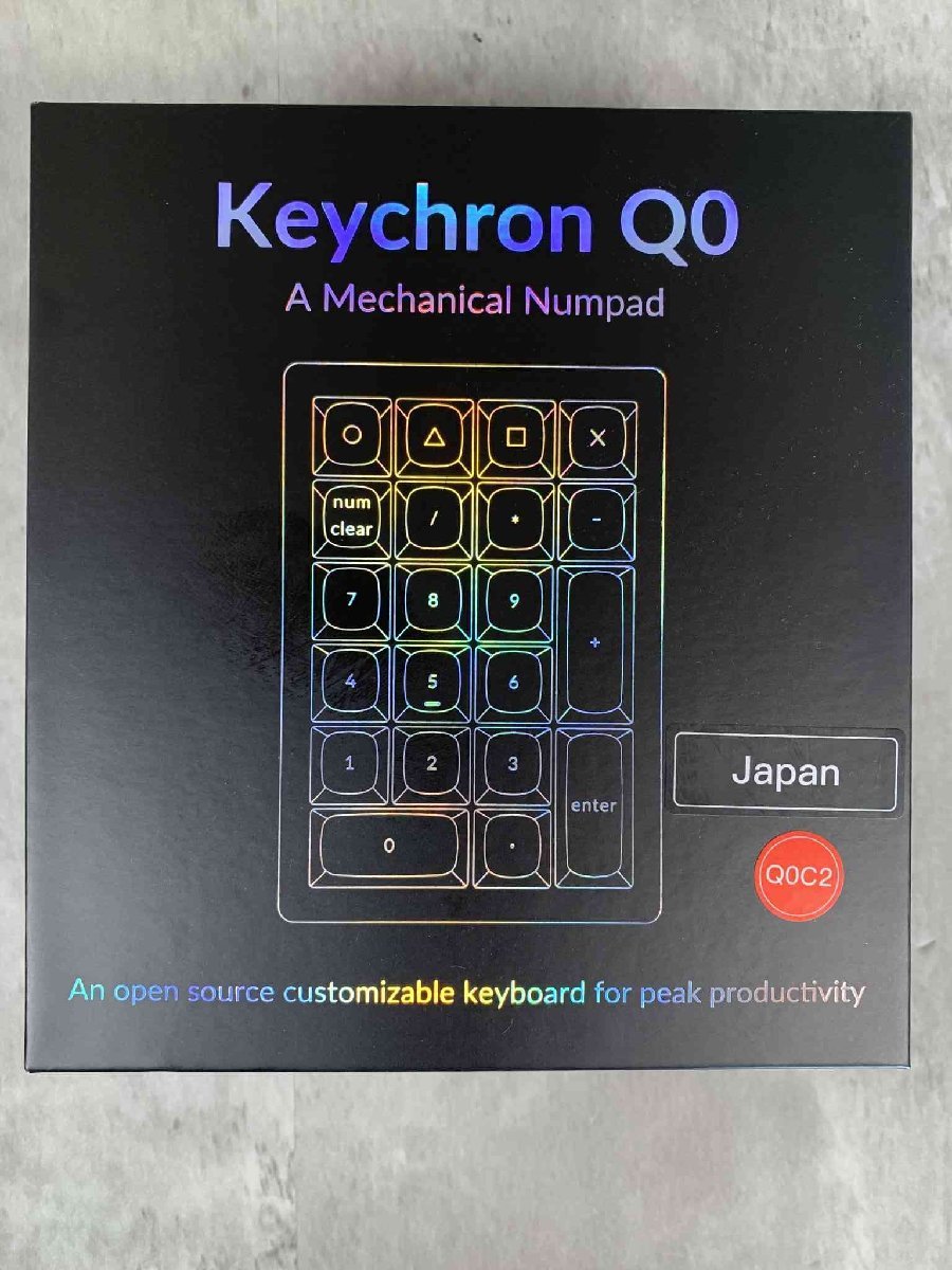 【超美品】Keychron キークロン/Q0/カスタム テンキー/Q0C2/ブラック【送料無料】_画像8