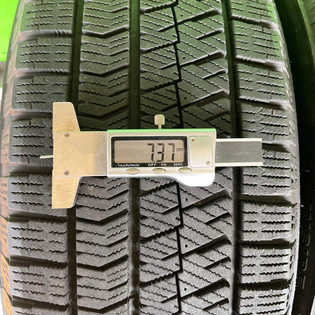 【6379】215/60R16 4本セット冬タイヤBRIDGESTONE BLIZZAK VRX2バリ山【2021年】アルミンホイール 16X6 1/2J PCD114.3/5H_画像10