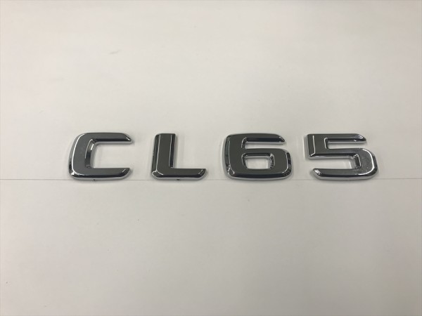  оригинальный такой же вид неоригинальный /CL65/ задний / эмблема / Benz / объем двигателя / комплектация /CL Class /AMG/W140/C140/W215/W216/C215/C216/ хром / металлизированный 