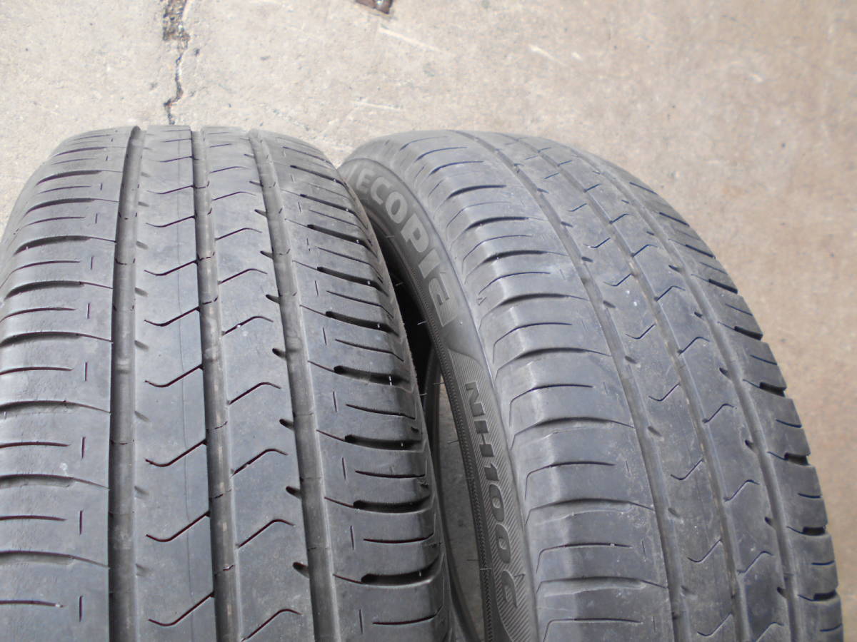 K433 185/60R16 185/60-16 185-60-16 中古2本 ECOPIA NH100C_画像2