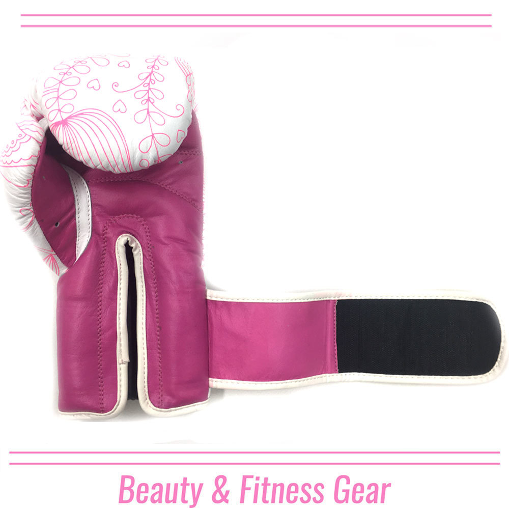 FLOWER BOXING GLOVE PINK LINE | 競技別商品,キックボクシング