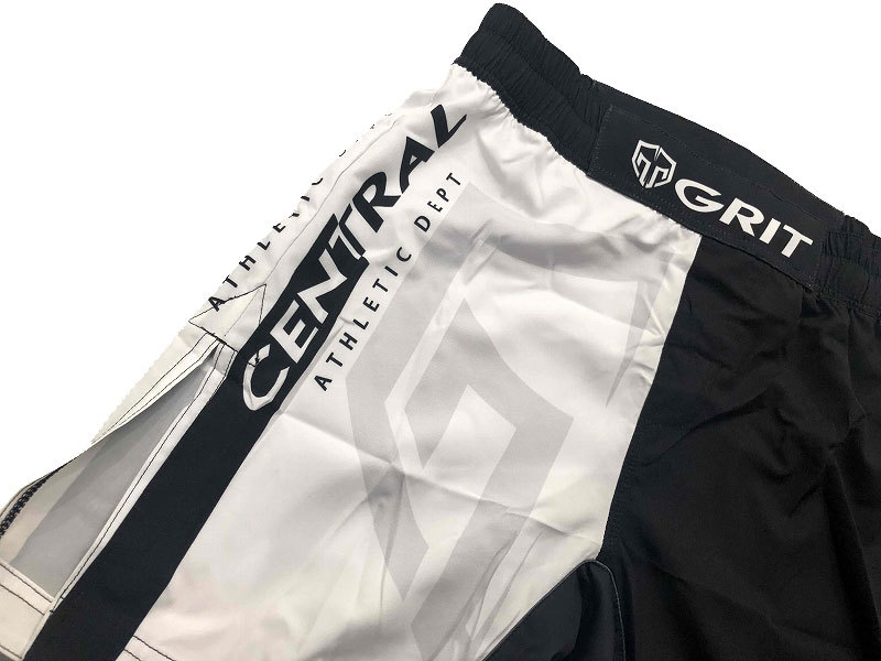 central×GRIT×LUTADOR 2312 WH/BK FIGHT PANTS (Stretch fabric)faito shorts MMA shorts mixed martial arts wear 