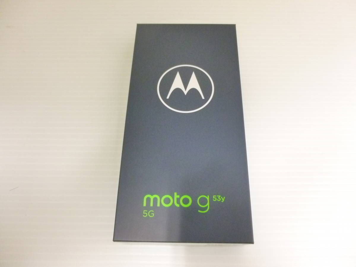 60184◆未使用 SIMフリー ワイモバイル motorola/モトローラ moto g53y 5G A301MO アークティックシルバー スマートフォン 利用制限○◆_画像9